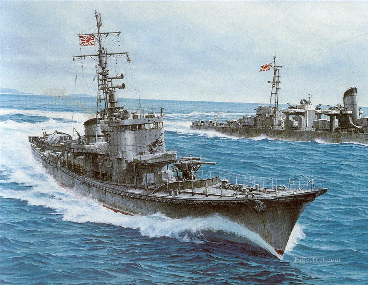 Subchaser warships Oil Paintings